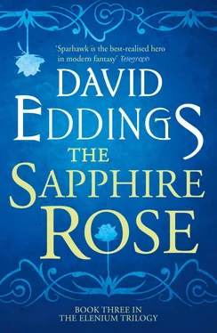 David Eddings The Sapphire Rose обложка книги