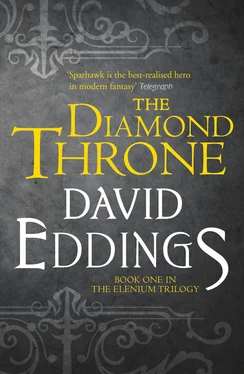 David Eddings The Diamond Throne обложка книги