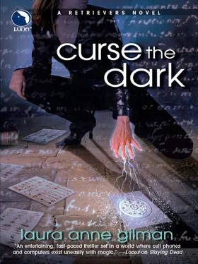 Laura Gilman Curse the Dark обложка книги