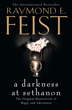 Raymond Feist A Darkness at Sethanon обложка книги