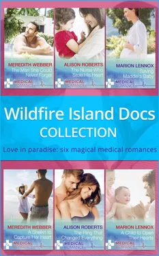 Marion Lennox Wildfire Island Docs: The Man She Could Never Forget / The Nurse Who Stole His Heart / Saving Maddie's Baby / A Sheikh to Capture Her Heart / The Fling That Changed Everything / A Child to Open Their Hearts