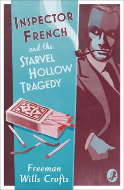 Freeman Crofts Inspector French and the Starvel Hollow Tragedy обложка книги