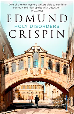 Edmund Crispin Holy Disorders обложка книги