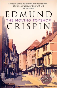 Edmund Crispin The Moving Toyshop обложка книги