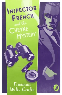 Freeman Crofts Inspector French and the Cheyne Mystery обложка книги