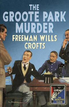 Freeman Crofts The Groote Park Murder обложка книги