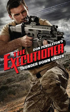 Don Pendleton Thunder Down Under обложка книги