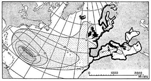 FIG 6 The distribution of the common European Eel Anguilla vulgaris during - фото 5