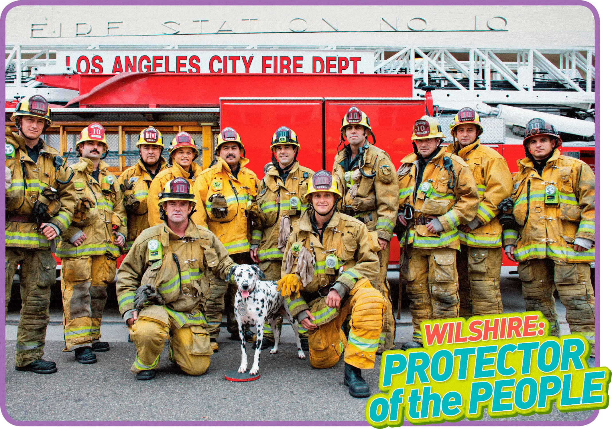 Wilshire and firefighters of the Los Angeles Fire Department Credit 1 Конец - фото 4