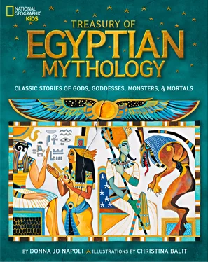 Christina Balit Treasury of Egyptian Mythology: Classic Stories of Gods, Goddesses, Monsters & Mortals обложка книги