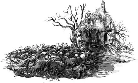 he path through webbed trees was so narrow and dark that the three Evers had to - фото 12