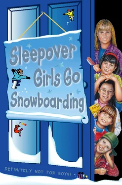 Sue Mongredien Sleepover Girls Go Snowboarding обложка книги