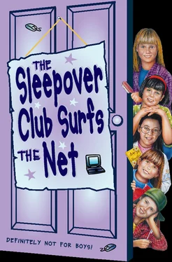 Fiona Cummings The Sleepover Club Surfs the Net обложка книги