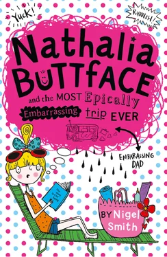 Nigel Smith Nathalia Buttface and the Most Epically Embarrassing Trip Ever обложка книги