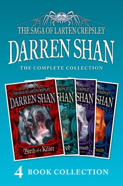 Darren Shan The Saga of Larten Crepsley 1-4 обложка книги