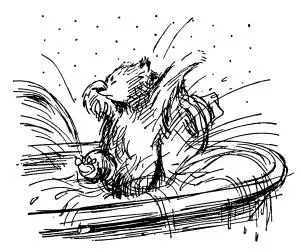 It wasnt until a trickle of warm water landed on his nose that he realised the - фото 4