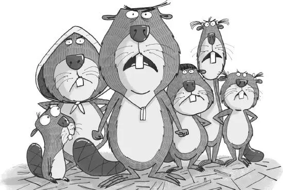 The beavers looked very pleased with themselves as they bundled back inside the - фото 6