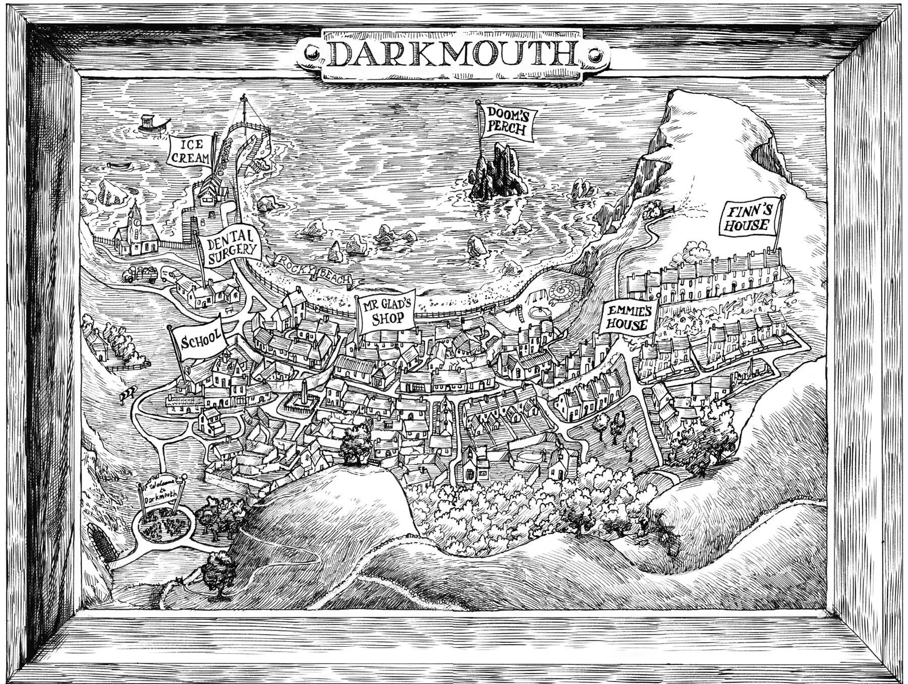 The town of Darkmouth appears on few maps because very few people want to find - фото 2