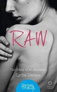 Lydia Davies Raw: The diary of an anorexic обложка книги