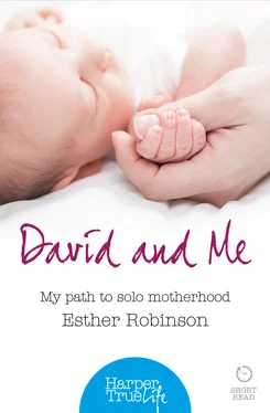 Esther Robinson David and Me: My path to solo motherhood обложка книги