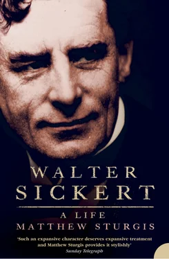 Matthew Sturgis Walter Sickert: A Life обложка книги