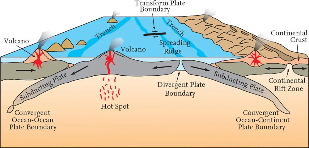 FIG 15 Diagram not to scale illustrating the movement processes of plates - фото 10