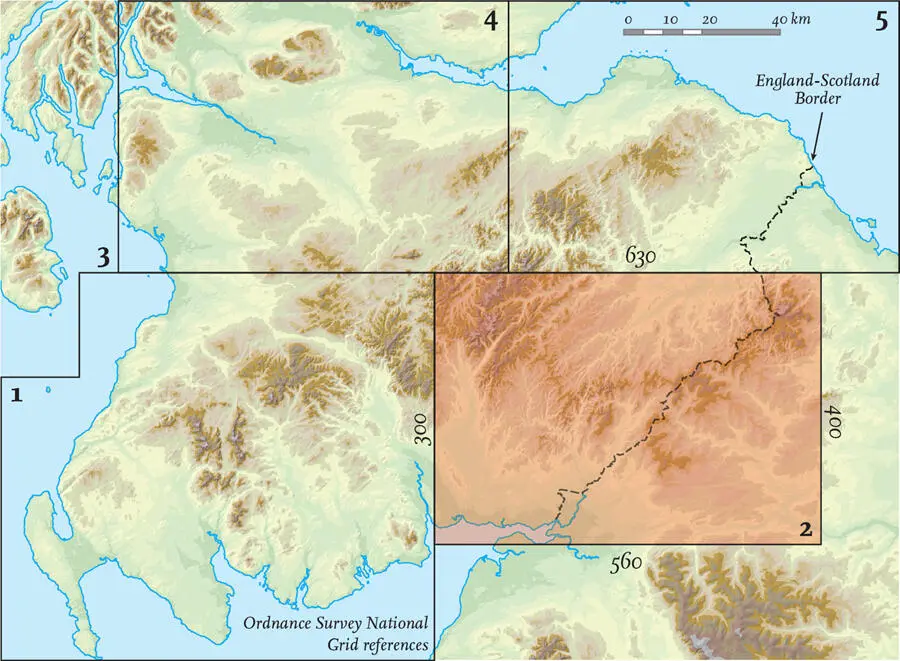 FIG 57 Location map for Area 2 FIG 58 Natural and manmade features of Area - фото 31