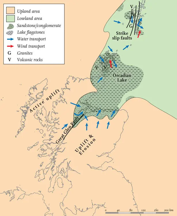 FIG 28 Geography of Scotland during Middle Old Red Sandstone times After - фото 15