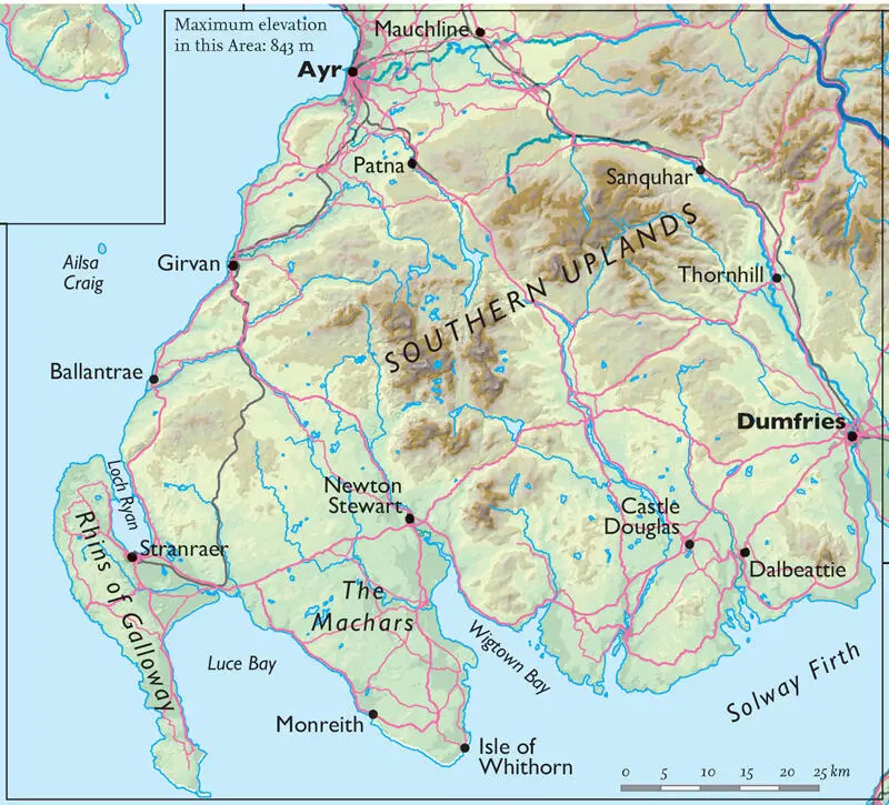 FIG 46 Natural and manmade features of Area 1 STORIES FROM THE BEDROCK - фото 23