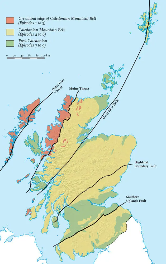 FIG 22 The distribution of the Pre Syn and PostCaledonian rocks in - фото 13