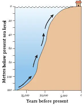 FIG 20Graph of sealevel rise over the last 18000 years During the period of - фото 13