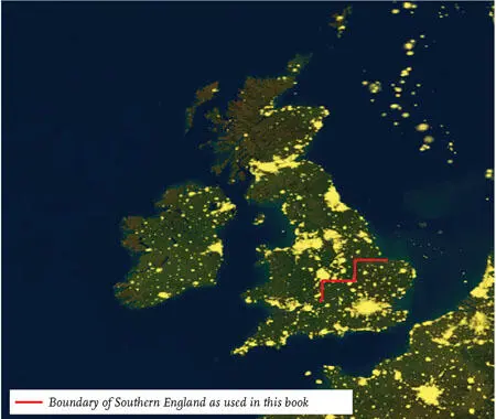 FIG 2Satellite image over Britain showing artificial lighting at night - фото 2