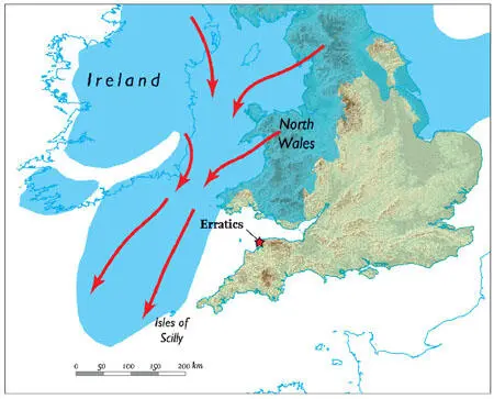 FIG 49Map showing the greatest extent of the last main Devensian ice sheet - фото 27