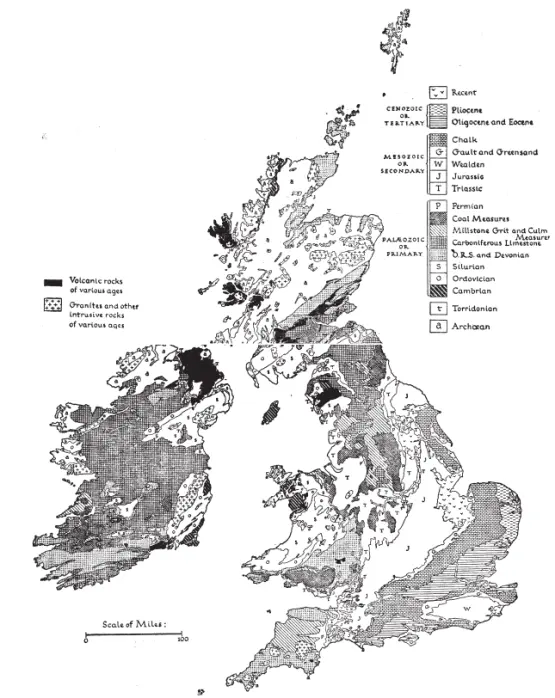 FIG 1A simplified Geological map of the British Isles Based on Geological - фото 4
