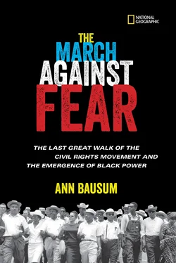 Ann Bausum The March Against Fear: The Last Great Walk of the Civil Rights Movement and the Emergence of Black Power обложка книги