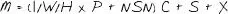 Here M stands for Model W is Weight H is Height P is Prettiness NSN is - фото 21