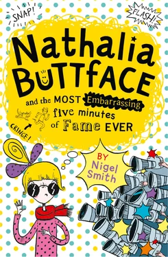 Nigel Smith Nathalia Buttface and the Most Embarrassing Five Minutes of Fame Ever обложка книги