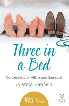 Joanna Benfield Three in a Bed: Conversations with a sex therapist обложка книги