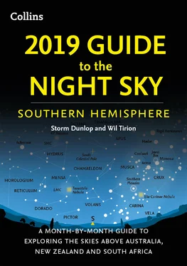 Wil Tirion 2019 Guide to the Night Sky Southern Hemisphere: A month-by-month guide to exploring the skies above Australia, New Zealand and South Africa обложка книги