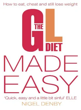 Nigel Denby The GL Diet Made Easy: How to Eat, Cheat and Still Lose Weight обложка книги