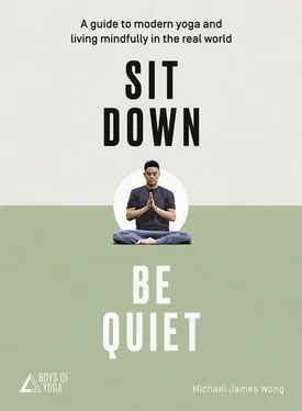 Michael James Wong Sit Down, Be Quiet: A modern guide to yoga and mindful living обложка книги