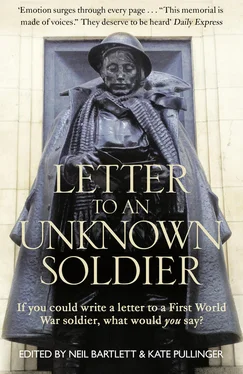 Kate Pullinger Letter To An Unknown Soldier: A New Kind of War Memorial обложка книги