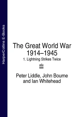 John Bourne The Great World War 1914–1945: 1. Lightning Strikes Twice обложка книги