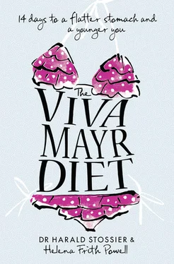 Dr Stossier The Viva Mayr Diet: 14 days to a flatter stomach and a younger you обложка книги