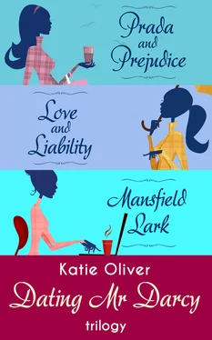 Katie Oliver The Dating Mr Darcy Trilogy: Prada and Prejudice / Love and Liability / Mansfield Lark обложка книги