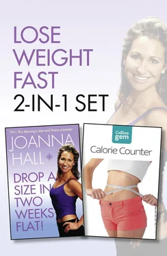 Joanna Hall Drop a Size in Two Weeks Flat! plus Collins GEM Calorie Counter Set обложка книги