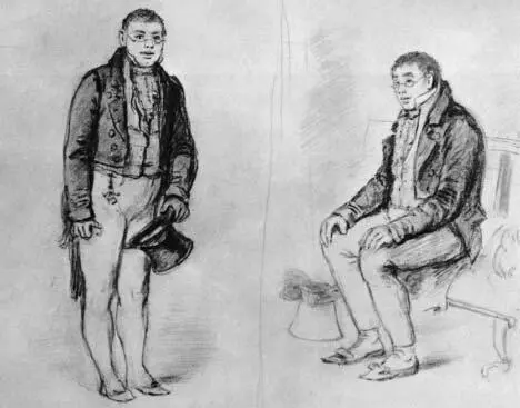 PIERRE BEZUKHOV Drawing by MS Bashilov 1866 May the last trumpet sound - фото 14