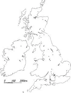 FIG 3a Britain and Ireland showing as small circles the main henges as - фото 8