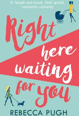 Rebecca Pugh Right Here Waiting for You: A brilliant laugh out loud romantic comedy обложка книги