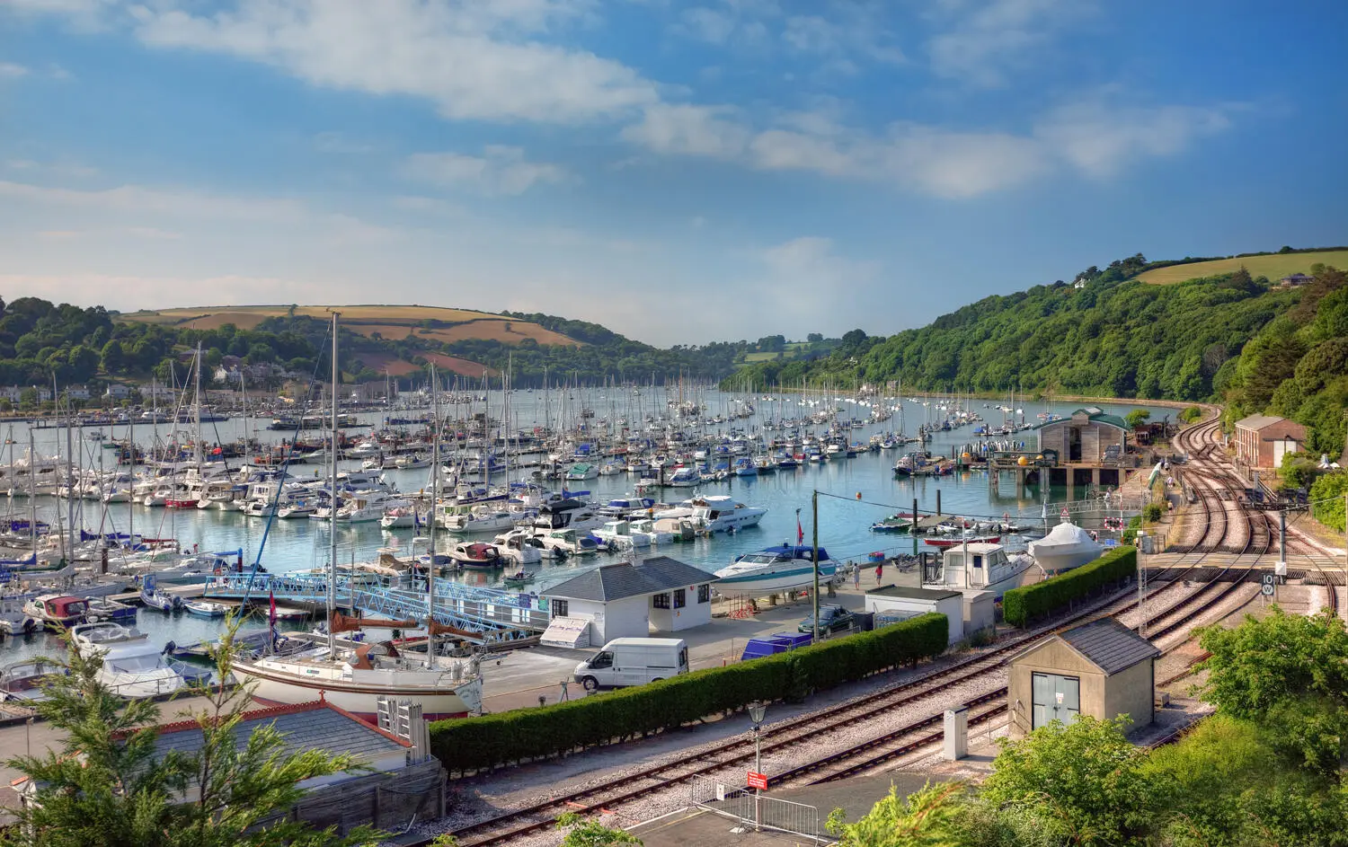 Trains on the Dartmouth Steam Railway end their journey from Paignton along the - фото 28